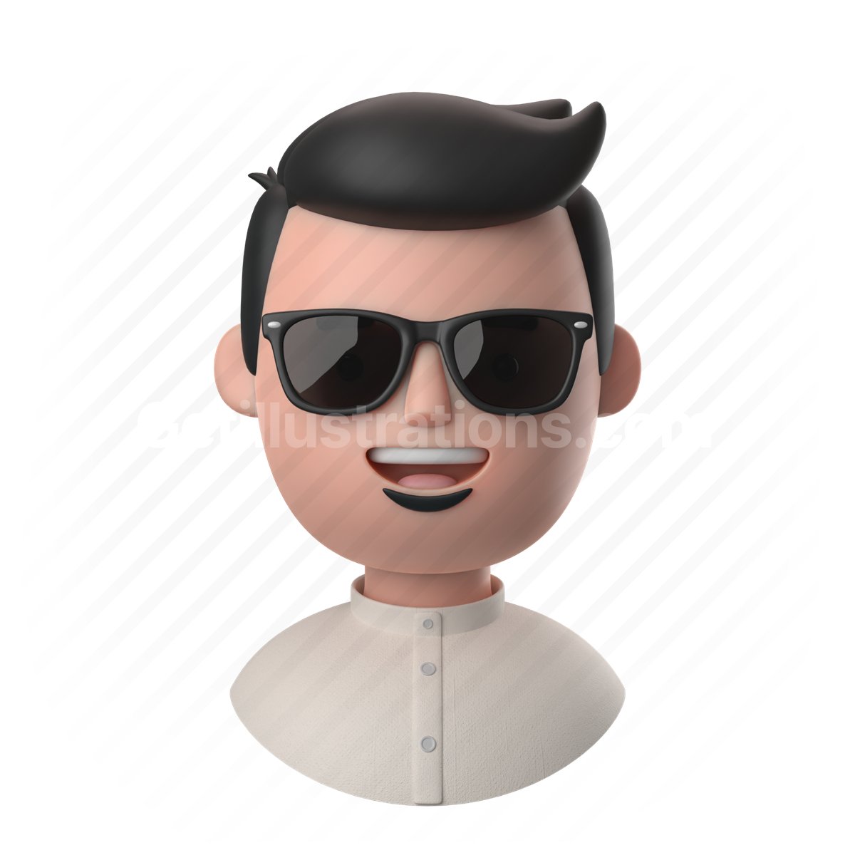 man, male, people, person, sunglasses, casual, shirt